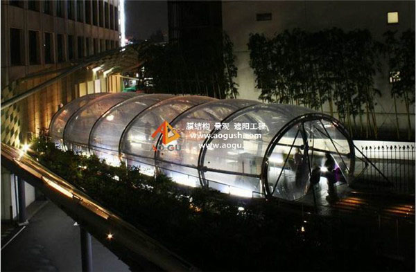 苏州时代广场 ETFE<strong>膜结构</strong> ETFT透明膜 ETFE膜